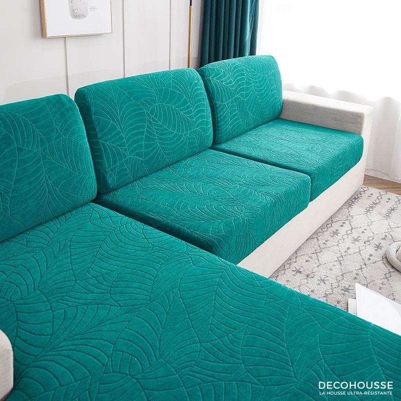 Fodera per cuscino per divano impermeabile blu anatra