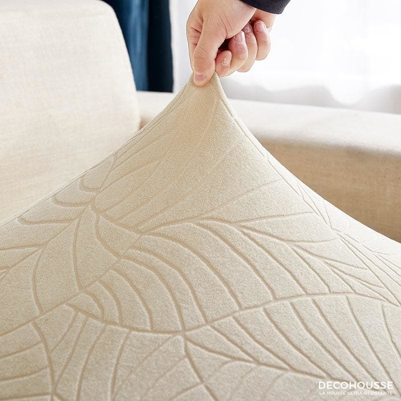 Fodera per cuscino per divano impermeabile beige