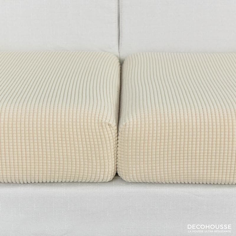 Fodera per cuscino divano beige