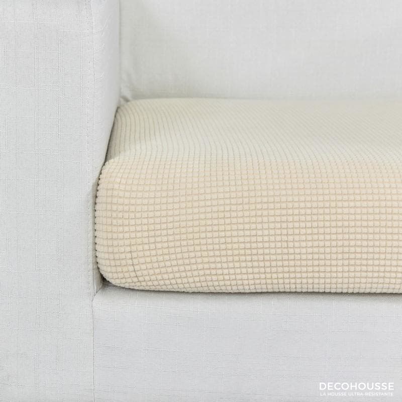 Fodera per cuscino divano beige