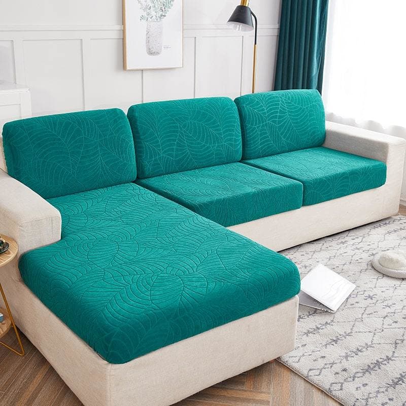 Fodera per cuscino per divano impermeabile blu anatra