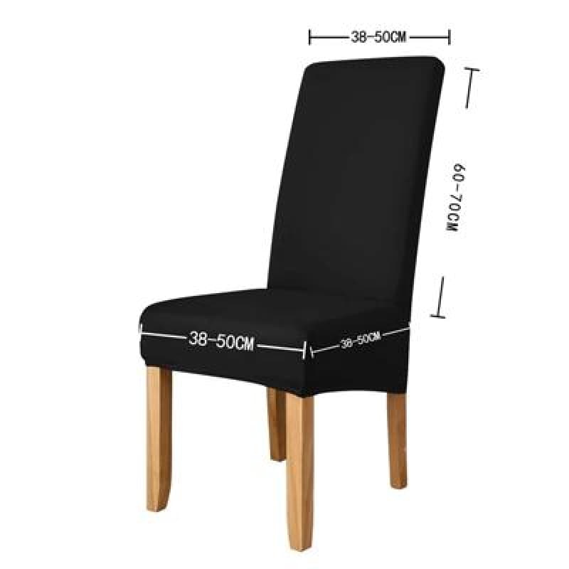Duży rozmiar pokrowca na krzesło - platyna