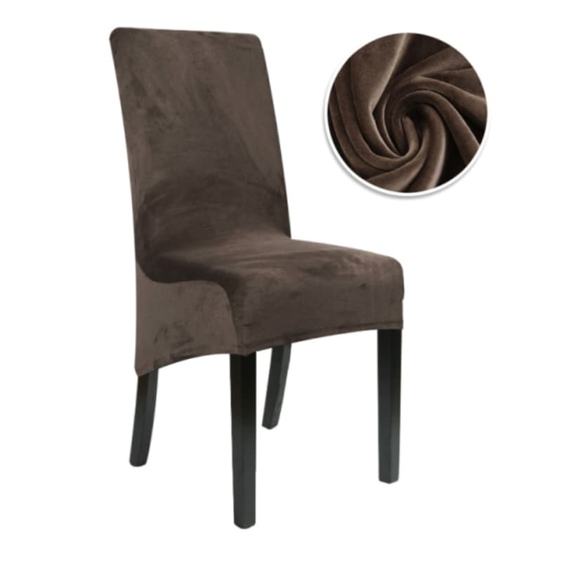 Aksamitny pokrowiec na krzesło w dużym rozmiarze - Robusta